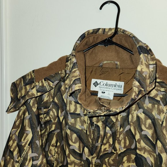 1995 Columbia Sportswear x Delta Marsh Duck Hunting jacket. Mens Large. No Liner - Picture 3 of 9